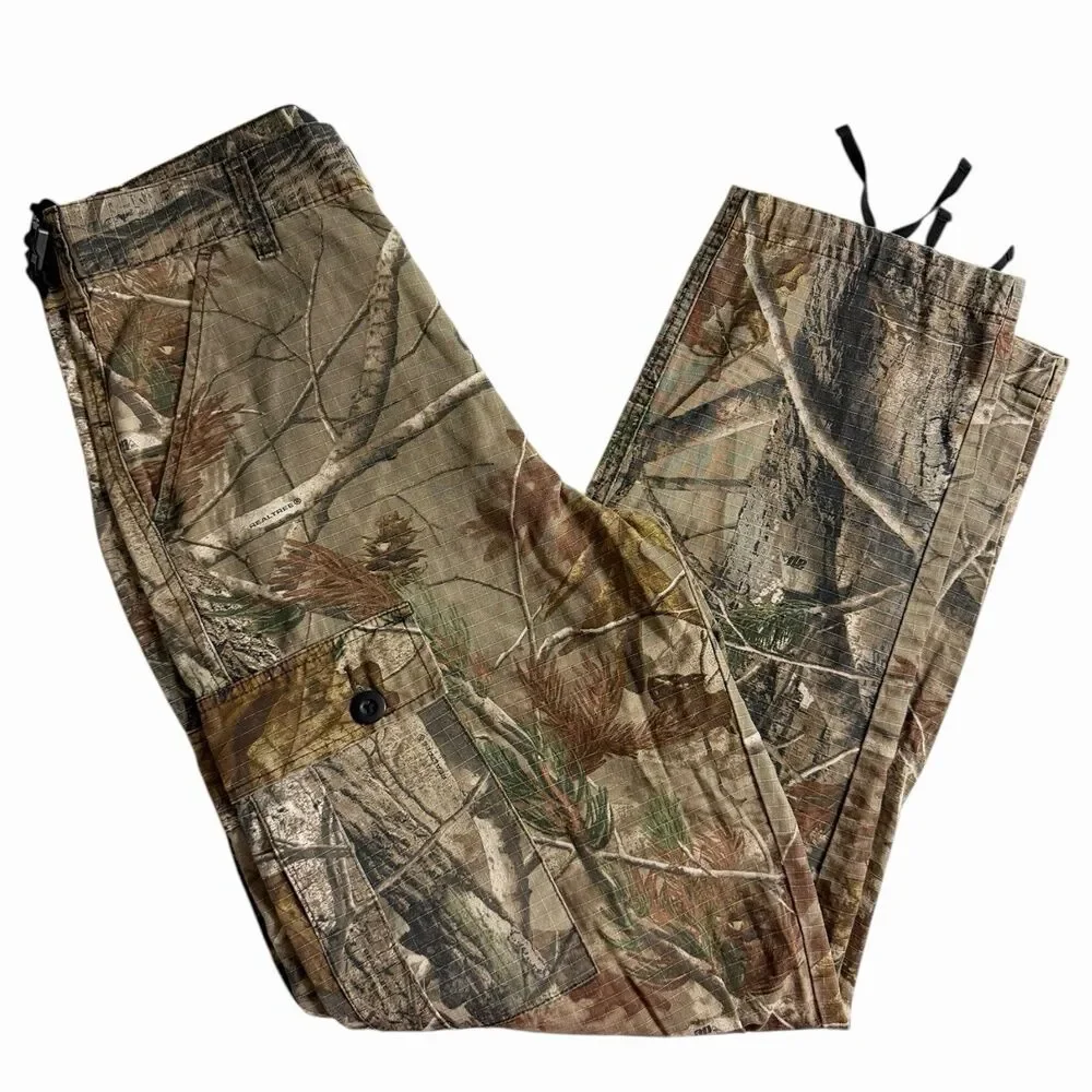 RedHead Realtree Camo Cargo Pants Ripstop Hunting Streetwear Mens Small 31 Waist